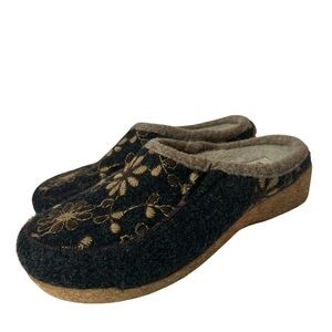 Taos footwear woman’s Woolderness 2 wool blend clogs lined arch support sz 5.5